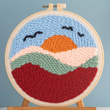 Cargar imagen en el visor de la galería, Punch Needle Paisaje al amanecer