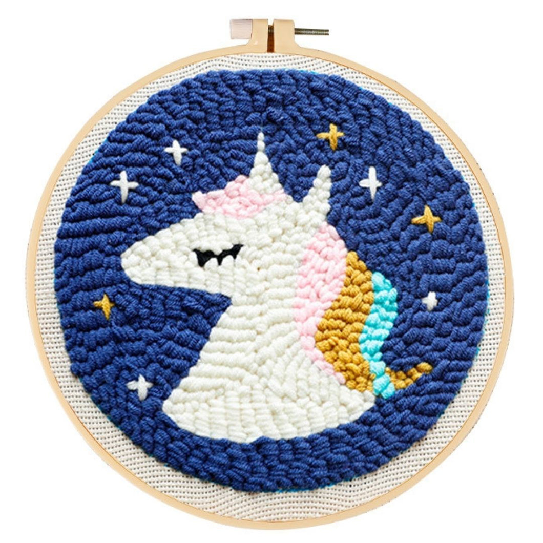 Punch Needle Unicornio