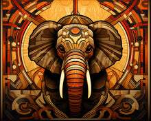 Cargar imagen en el visor de la galería, Diamond Painting - Elefante Art Deco