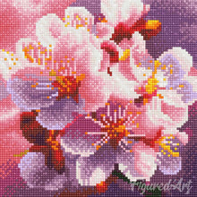 Cargar imagen en el visor de la galería, Mini Diamond Painting 25x25cm - Floración del Cerezo