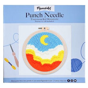 Punch Needle Cielo y Nube