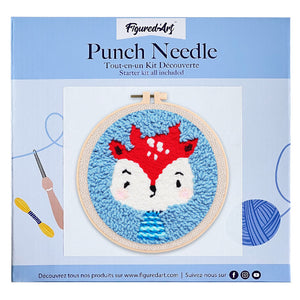 Punch Needle Pequeño Reno