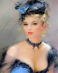 Diamond Painting - Una mujer muy elegante