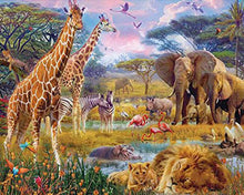 Cargar imagen en el visor de la galería, Diamond Painting - Animales en la sabana