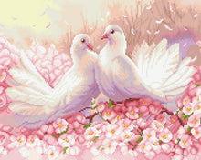 Cargar imagen en el visor de la galería, Diamond Painting - Pareja de palomas