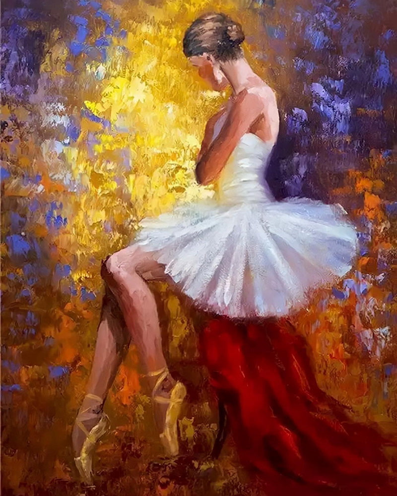 Diamond Painting - Bailarina de puntillas