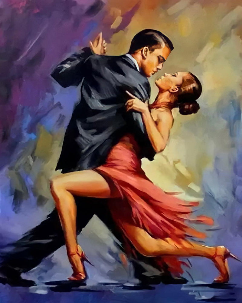 Diamond Painting - Bailadores de tango