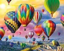 Cargar imagen en el visor de la galería, Diamond Painting - Vista de globos aerostáticos