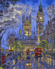 Cargar imagen en el visor de la galería, Diamond Painting - Londres por la noche