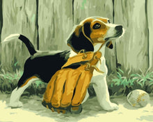 Cargar imagen en el visor de la galería, Diamond Painting - Perro jugador de béisbol