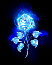 Cargar imagen en el visor de la galería, Diamond Painting - Rosa azul