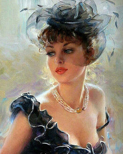 Diamond Painting - Elegancia en Negro