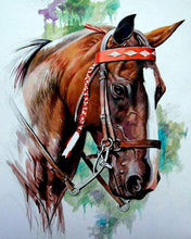Cargar imagen en el visor de la galería, Diamond Painting - Retrato de un caballo