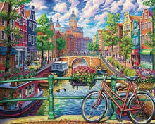 Cargar imagen en el visor de la galería, Diamond Painting - En bici por la ciudad