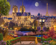 Cargar imagen en el visor de la galería, Pintar por números Notre Dame En París Figured'Art Avanzado Novedades Ciudades Paisajes