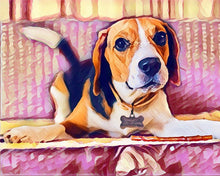 Cargar imagen en el visor de la galería, Punto de Cruz - Beagle lindo