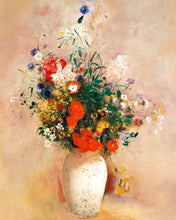 Cargar imagen en el visor de la galería, Diamond Painting - Flamento Vase - Odilon Redon 40x50cm con bastidor montado