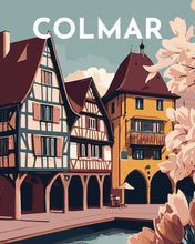 Cargar imagen en el visor de la galería, Póster de viaje Colmar