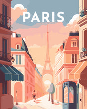 Cargar imagen en el visor de la galería, Póster de viaje París I