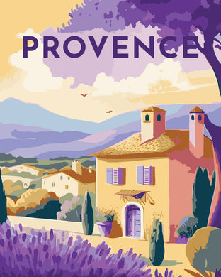 Póster de viaje Provenza