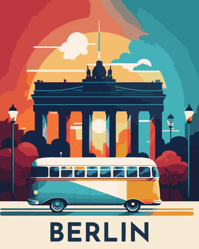 Póster de viaje Berlín