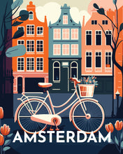 Cargar imagen en el visor de la galería, Póster de viaje Ámsterdam