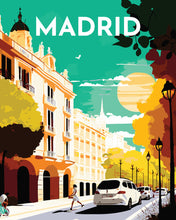 Cargar imagen en el visor de la galería, Póster de viaje Madrid