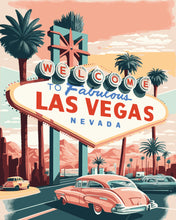 Cargar imagen en el visor de la galería, Póster de viaje Las Vegas