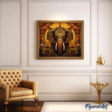 Cargar imagen en el visor de la galería, Elefante Art Deco