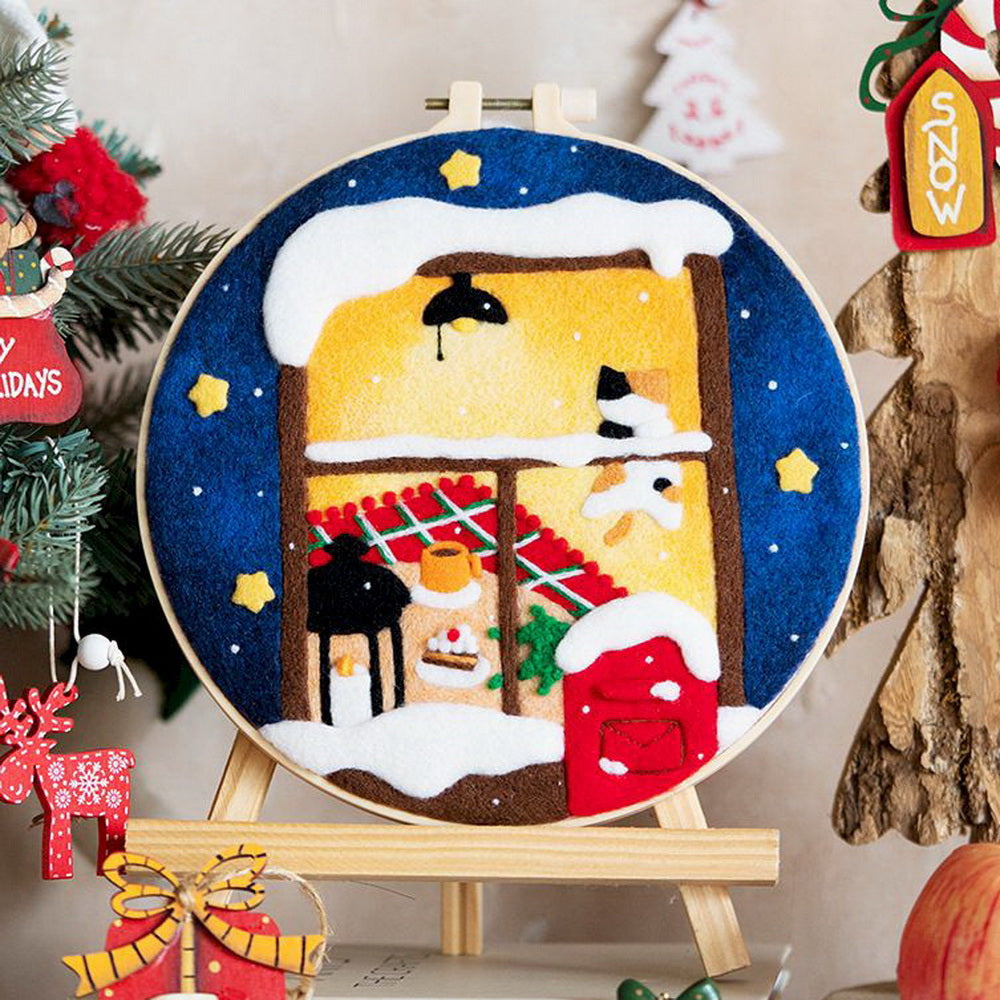 Kit de needle felting - Ventana nevada