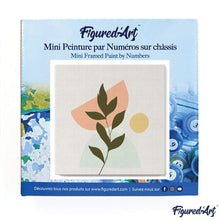 Cargar imagen en el visor de la galería, Mini Pintura por Números 20x20cm con bastidor Planta 4
