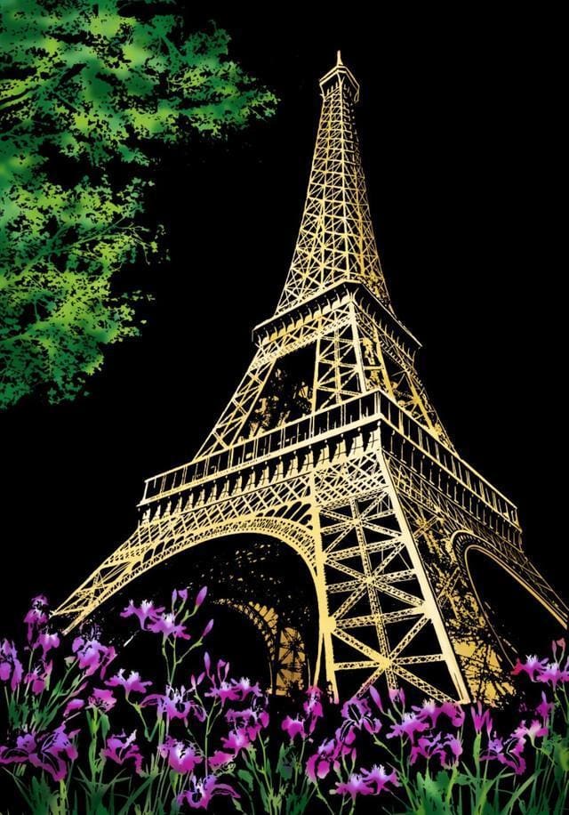 Arte Para Rascar - Arte Para Rascar - Torre Eiffel En París - Figuredart