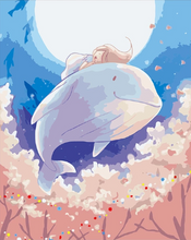 Cargar imagen en el visor de la galería, Pintar por números - Ballena linda