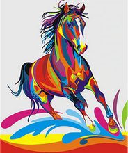 Cargar imagen en el visor de la galería, Pintar por números - Caballo de arte pop