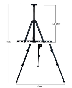 Caballete plegable de aluminio para pintura por números