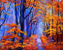 Cargar imagen en el visor de la galería, Pintar por números - Otoño en el bosque