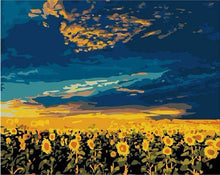 Cargar imagen en el visor de la galería, Pintar por números - Gran campo de girasol