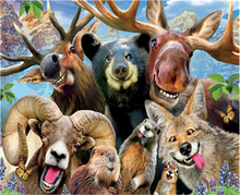 Cargar imagen en el visor de la galería, Pintar por números - Los animales