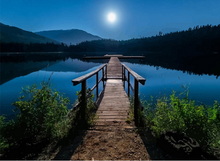 Cargar imagen en el visor de la galería, Pintar por números - Pontón Luna y Lago