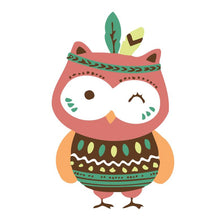 Cargar imagen en el visor de la galería, Pintar por números niños - Búho vestido