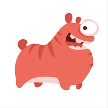 Cargar imagen en el visor de la galería, Pintar por números niños - Monstruo rojo