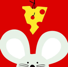 Cargar imagen en el visor de la galería, Pintar por números niños - Ratón y queso