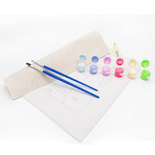 Cargar imagen en el visor de la galería, Pintar por números niños - Mono púrpura