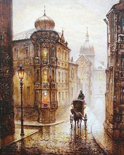 Cargar imagen en el visor de la galería, Pintar Por Números - Calle Con Niebla - Figuredart - Ciudades