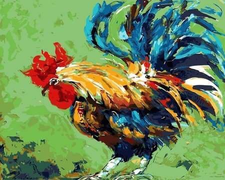 Pintar Por Números - Gallo