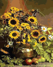 Cargar imagen en el visor de la galería, Pintar Por Números - Girasoles 2 - Figuredart - Paisajes