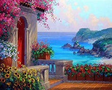 Cargar imagen en el visor de la galería, Pintar Por Números - Hanaya Mediterránea - Figuredart - Paisajes