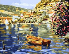 Cargar imagen en el visor de la galería, Pintar Por Números - Lago De Ondulación - Figuredart - Barcos Paisajes