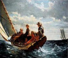 Cargar imagen en el visor de la galería, Pintar Por Números - Niño En Velero - Figuredart - Barcos