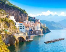 Cargar imagen en el visor de la galería, Pintar Por Números - Paisaje Urbano De Amalfi - Figuredart - Paisajes